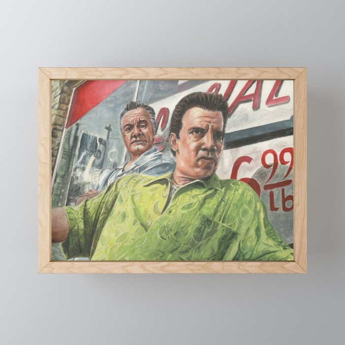 Paulie and Silvio Framed Mini Art Print