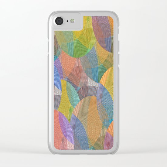Abstract 102 Clear iPhone Case