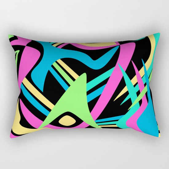 Neon Puff Rectangular Pillow