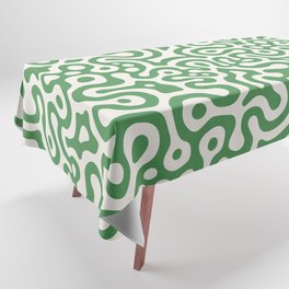 Liquid Green Khaki Tablecloth