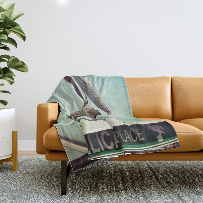 Pelican #1 Throw Blanket