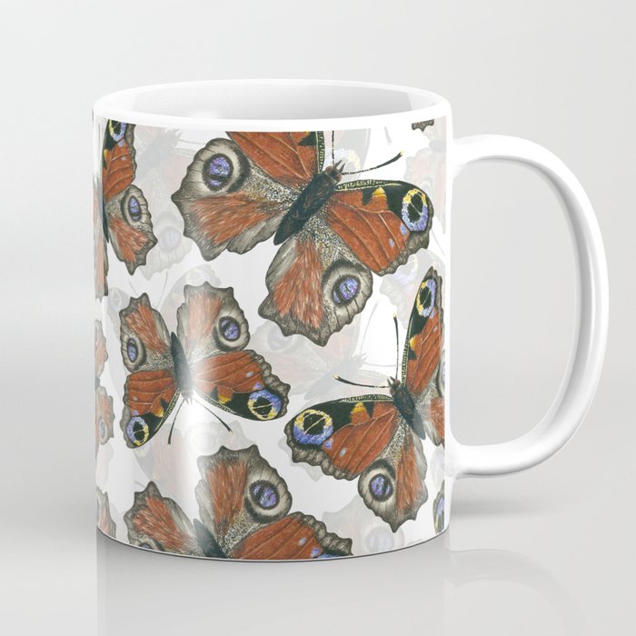 Peacock butterfly pattern Coffee Mug