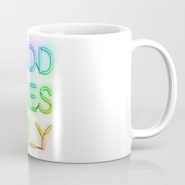 Neon Good Vibes - Rainbow Mug