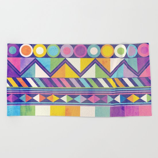Texture and Colour 1 Beach Towel