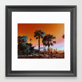 Dodger Stadium, Los Angeles Framed Art Print | Losangeles, Hi Speed, Digital, Digitalprint, Orange, Wallart, Photo, California, Bright, Color 