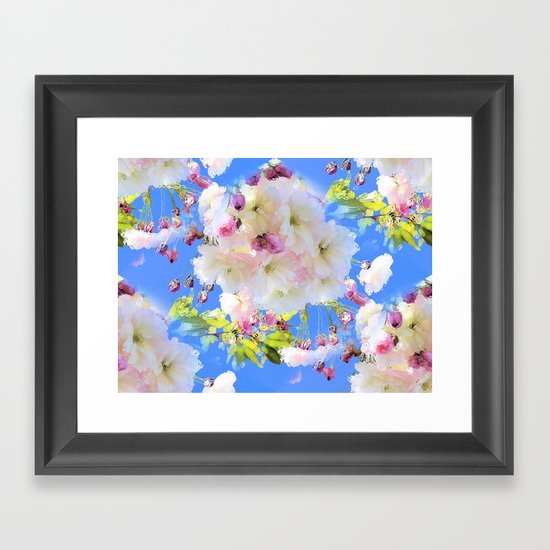 Cherry Blossom Girl Framed Art Print