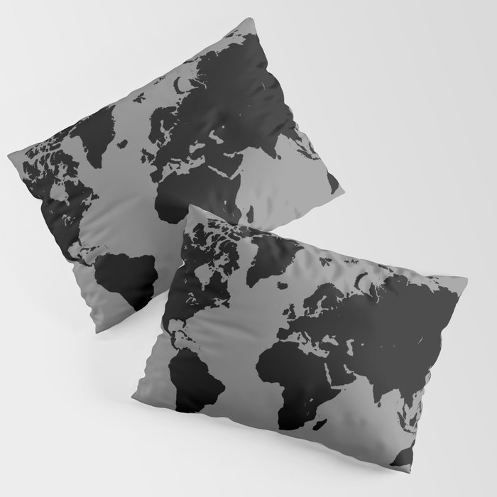 map Pillow Sham