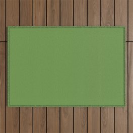 Lattice Green Outdoor Rug