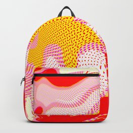 II. Abstract Wavy Colorful Baloons  Backpack