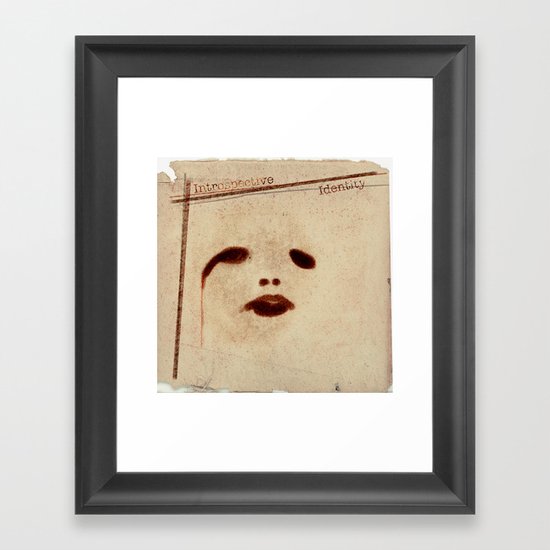 Introspective Identity Framed Art Print