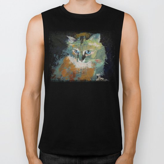 Himalayan Cat Biker Tank