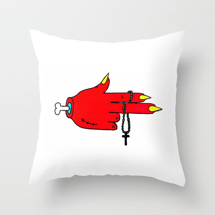 The Right Hand Throw Pillow