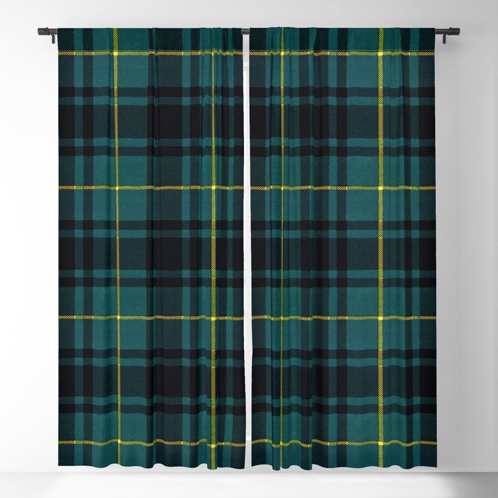 Antique Scottish Tartan #7 Blackout Curtain