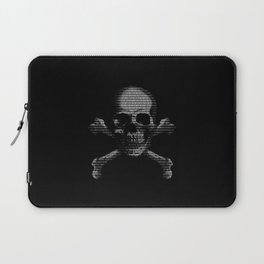 Hacker Skull and Crossbones Laptop Sleeve