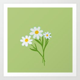 Daisies For You Art Print