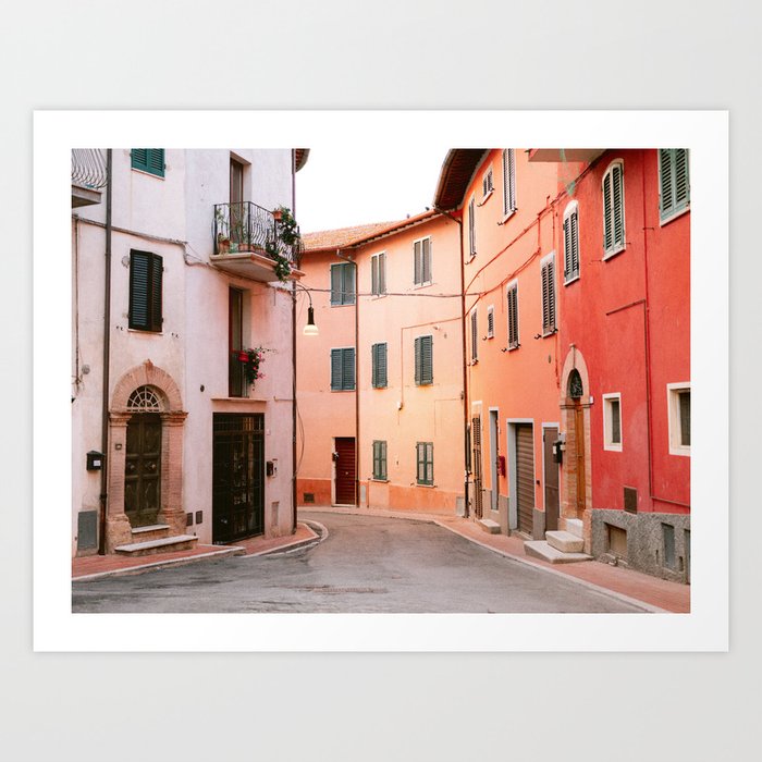Colorful streets of Italy | Fine art travel photography print Europe Art Print