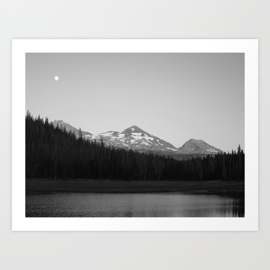 Hand Lake Art Print