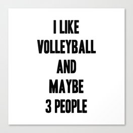 Volleyball Canvas Print