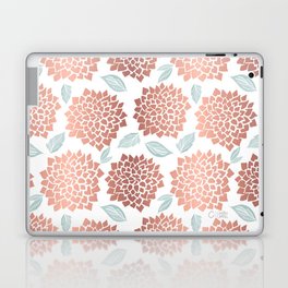 Dahlia Burst Copper Laptop Skin