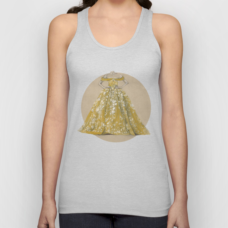 Bell Custom Dress Painting Unisex Tank Top By 3alya Society6