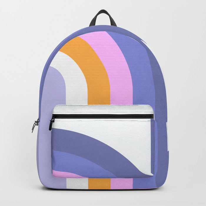 Double Rainbow in Very Peri Backpack
