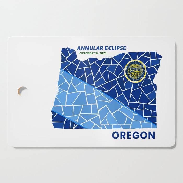 Oregon Annular Eclipse 2023 Cutting Board