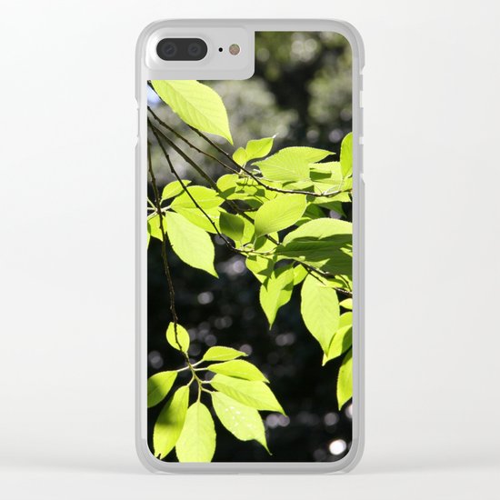 Magic leaves Clear iPhone Case
