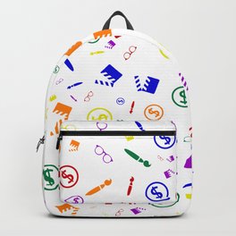 MoreirArt Pattern - Rainbow Backpack