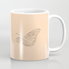 Abstract Butterfly Line Art Mug