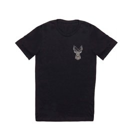 Xmas deer T Shirt | Cute, Reindeer, Nature, Wildlife, Curated, Christmas, Animal, Graphite, Garland, Winter 