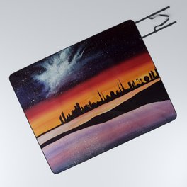 Abu Dhabi, watercolor Picnic Blanket