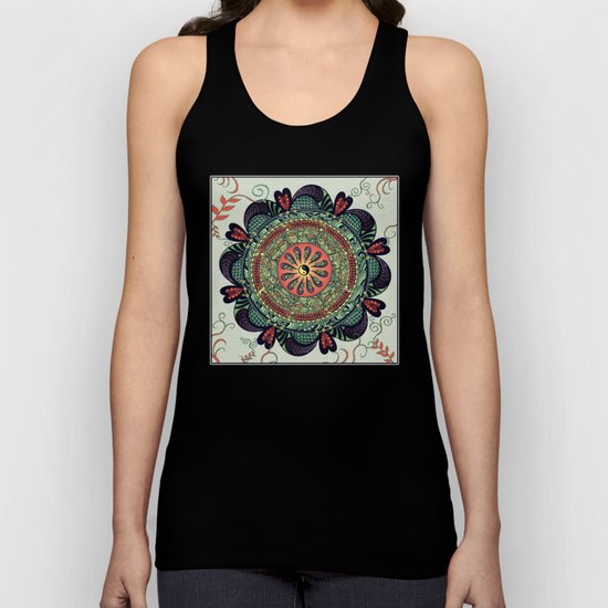 812 Multicolor Mandala Unisex Tank Top