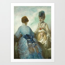 La promenade Gustave Dore Art Print