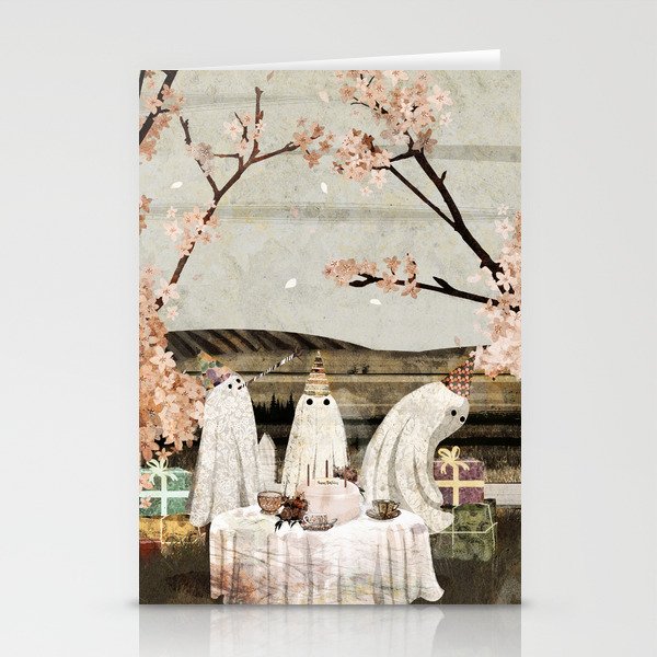 Ghost Birthday Party Stationery Cards