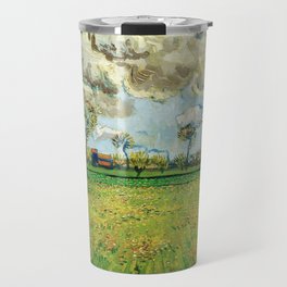 Vincent van Gogh "Landscape Under a Stormy Sky" Travel Mug