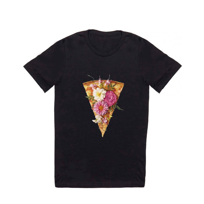 FLORAL PIZZA T Shirt