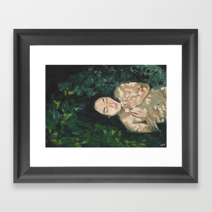 Partially Immersed by Ruth Coetzer Framed Art Print