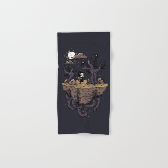 Dark Wood Hand & Bath Towel