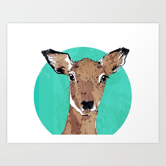 Deary Me Art Print