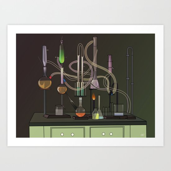 Brain Serum Art Print
