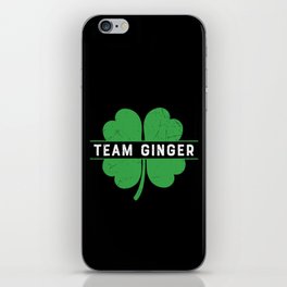 Team Ginger St Patrick's Day iPhone Skin