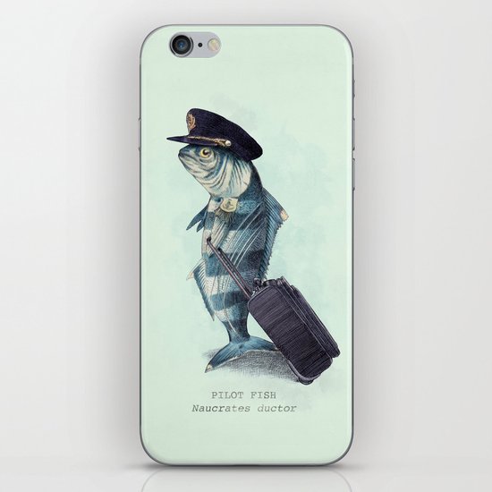 The Pilot (colour option) iPhone & iPod Skin