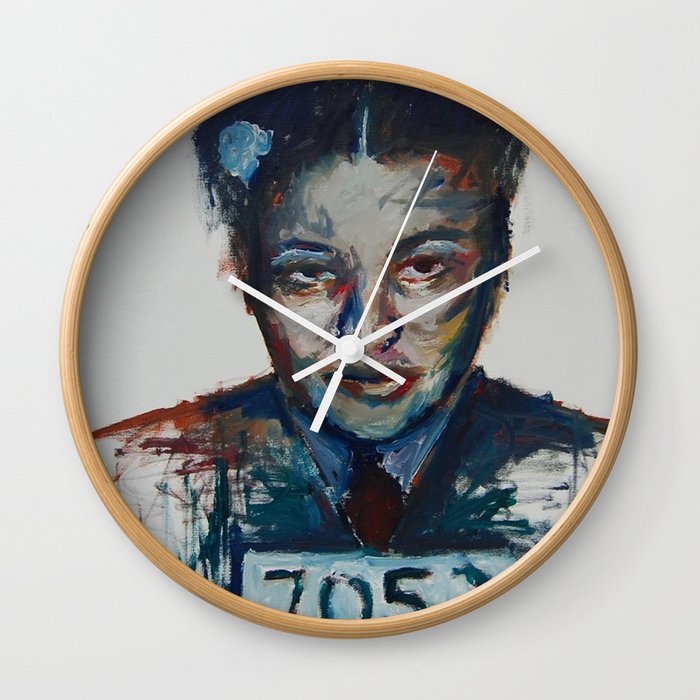 Rosa Parks Wall Clock By Debbiechessell Society6