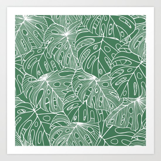 Philodendron Art Print