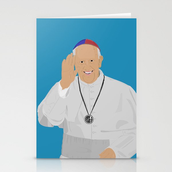 Pope Francis - San Lorenzo version Stationery Cards