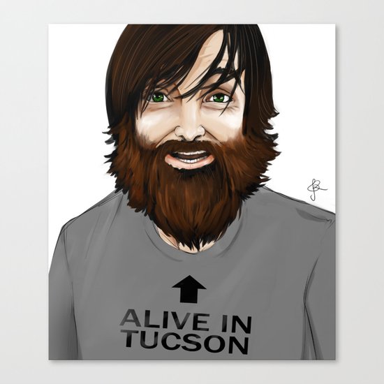 The Last man on Earth Canvas Print