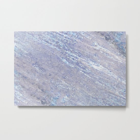 Ocean Blue Marble Metal Print
