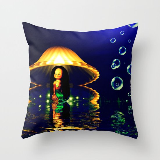Close your eyes and create the magic Throw Pillow