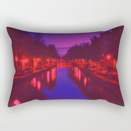 Psychedelic Amsterdam Rectangular Pillow