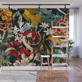 Birds and Snakes II Wall Mural